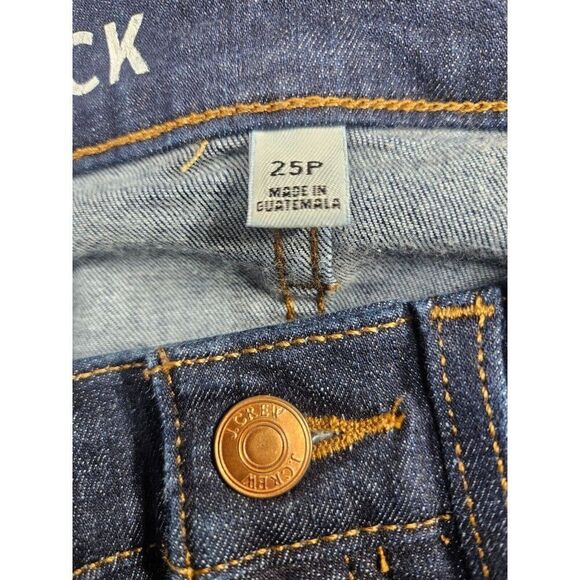 J. Crew Womens Size 25 Petite Toothpick Skinny Denim Blue Jeans - Picture 5 of 13